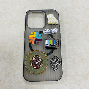 สติ๊กเกอร์ติดมือถือแบบเข็มกลัดโลหะ 3M ผลิตในจีน รับผลิตตามแบบ สติ๊กเกอร์ติดมือถือแบบเข็มกลัดกาว - Product Image 4