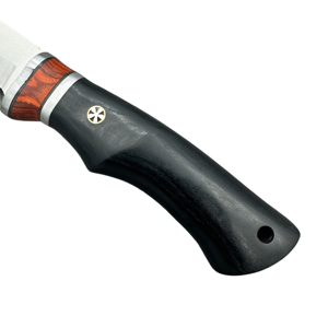 畅销全唐生存猎刀刀片钢锋利战术灌木丛刀木质固定皮套 - Product Image 3