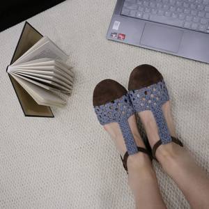 Bailarinas de Punta Redonda y Boca Baja Estilo Inglés para Mujer, Retro, de Cuero Genuino, con Hebilla Única - Product Image 6