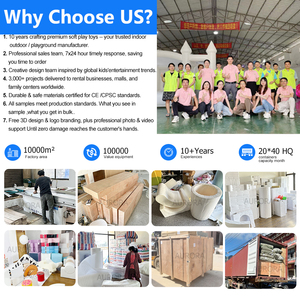 ชุดอุปกรณ์เล่นนุ่มสีขาว พร้อมบ่อบอล สไลเดอร์ เสื่อ รั้ว สนามเด็กเล่นในร่ม วัสดุโฟม ใช้ในโรงเรียน ห้างสรรพสินค้า - Product Image 4