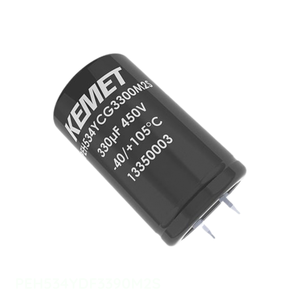 ตัวแทนจำหน่ายอย่างเป็นทางการ PEH534YDF3390M2S ตัวเก็บประจุแบบ Through Hole CAP ALUM SNAP-IN HIGH RIPPLE 390 uF - Product Image 1