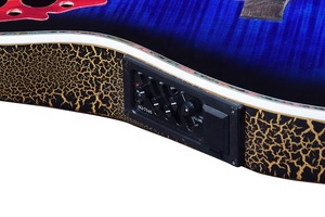 <span class=keywords><strong>Guitarra</strong></span> electroacústica <span class=keywords><strong>Ovation</strong></span> OEM de 41 pulgadas con ecualizador de 4 bandas, color azul - Product Image 5