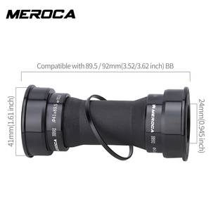 Soporte Inferior de Presión MEROCA 89.5/92mm con Rodamientos BB de 41mm de Diámetro Interior Compatible con Bicicletas de Montaña <span class=keywords><strong>Shimano</strong></span> - Product Image 5