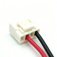 Harness Kabel Plastik Putih 4 Pin, Kabel Merah Hitam 2 Inti dengan Terminal Crimp Berlapis Timah untuk AC, Pendingin