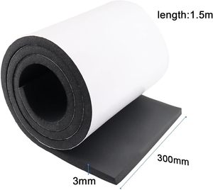 Panneaux en <span class=keywords><strong>mousse</strong></span> de néoprène autocollants antidérapants, ignifuges et résistants à l'humidité pour l'isolation acoustique - Product Image 3