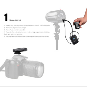 Récepteur <span class=keywords><strong>Flash</strong></span> Studio Sans Fil At-16 3.5mm pour Appareil Photo Reflex Numérique <span class=keywords><strong>Fujifilm</strong></span> – Vitesse de Synchronisation - Product Image 6