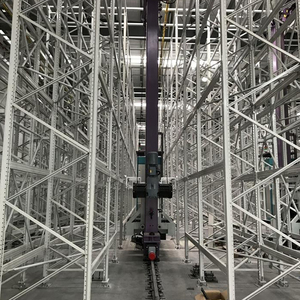 Rak Robot industri yang dapat disesuaikan-sistem ASRS energi baru rak pengambilan penyimpanan otomatis rak gudang baja pintar - Product Image 4