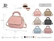 Borsa a Tracolla Ovale da Donna in Microfibra Sintetica con Chiusura a Patta e Tracolla Singola, Stile Casual - Product Image 1