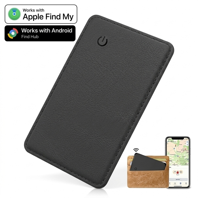 Wireless Charging Android IOS Google Find My Find Hub Device Smart Card Finder Thinner Itag Air Tag Wallet GPS Locator Tracker