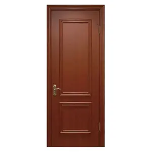 2024 porte in legno massiccio per case interne camera da letto porta d'ingresso in stile americano porte e finestre design moderno fabbrica cinese con serratura intelligente