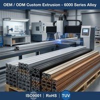 Profilé d'extrusion en aluminium LED Liangyin, gaina de canal thermolaquée pour bande lumineuse, dissipateur de chaleur, pliage, perçage CNC, sur mesure