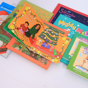 Stampa Offset del libro su ordinazione del bordo del bambino della scheda del bambino di stampa del libro per bambini per la carta di arte dell'inchiostro di soia - Product Image 3