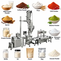 Machine de remplissage et de conditionnement de poudre à micro-dosage de haute précision avec vis sans fin et convoyeur à vis