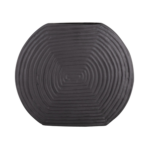 Vaso in metallo con motivo a spirale, vaso decorativo per fiori, per soggiorno, casa, camera da letto, arredamento d'interni - Product Image 1