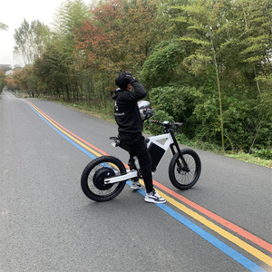 Bicicleta Eléctrica CS20 con Marco de Aluminio, Batería de Litio de 72v 12000w de Gran Potencia, Motor en la Rueda Trasera y Asiento de Motocicleta - Product Image 2