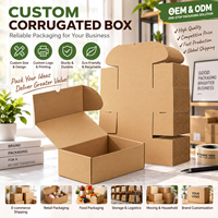 Boîte en carton ondulé personnalisée, emballage en carton, boîte d'expédition pour l'emballage et la livraison des produits