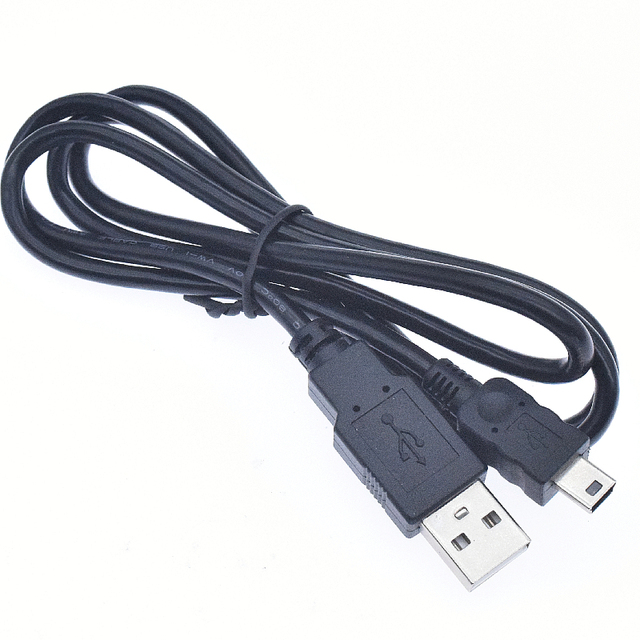 Custom Mini USB Charger Cable USB Mini-B Universal Digital Camera Data Transfer Cord 5 Pin USB Power Charger Cable