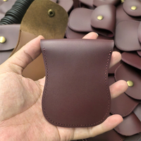 Dompet Koin Kulit Crazy Horse Custom Terlaris, Tempat Kartu Unisex Vintage, Tempat Uang Tunai Grosir