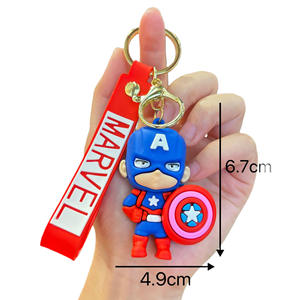 Nuevo Llavero Grande de Plástico de los Vengadores, Colgante de PVC con Impresión Digital, Muñeco de Marvel para Parejas, Adorno Colgante para Mochila - Product Image 5