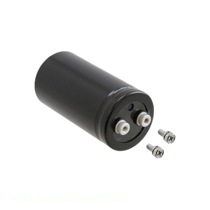 Condensateur à vis 400LSW1000MNB51X98 à montage sur châssis, 1000 µF, 20 %, 400 V, en aluminium, pour canal fabricant - Product Image 1