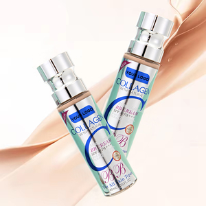 Copertura completa vegano impermeabile SPF 30 PA +++ collagene Bb <span class=keywords><strong>Cream</strong></span> fondotinta 40ml con naturale per tutti i tipi di pelle viso Base trucco - Product Image 2