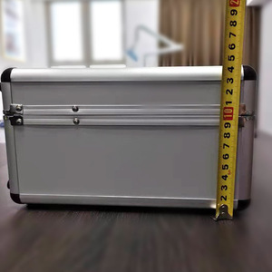 Boîte à outils multifonctionnelle en alliage d'aluminium, rangement pour matériel et outils dentaires, antichoc et résistant aux chutes, poignée en aluminium argentée - Product Image 5