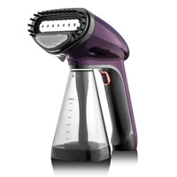 Vapeur de vêtement portable électrique portable 18 min de vapeur continue puissant anti-rides et anti-peluches avec brosse en tissu