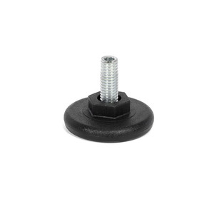 Nuba leveling foot 40 m8x12 black with <b>4mm</b> <b>Allen</b> <b>key</b>. With 17mm hex nut - Product Image 1