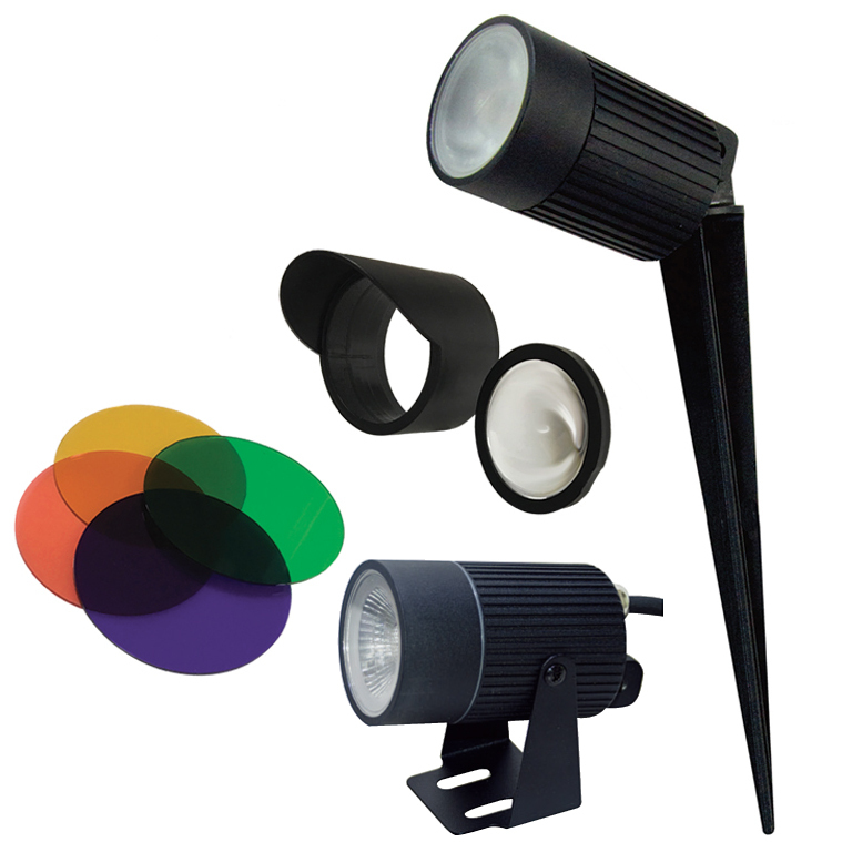 Low Voltage DC Aluminum LED Garden Pathlight for High-End Landscape Projects 12-24V Spike Light with IP67 Rating CUL Listed