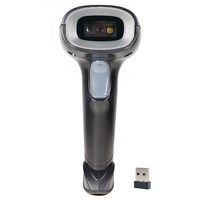Escáner de Código de Barras Portátil con Ultra Larga Duración de Batería de 18 Horas, Compatible con Conexión Inalámbrica 2.4G y Conexión USB con Cable