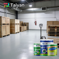 Peinture de sol éco-responsable à base d'eau en polyuréthane mat pour terrains de basketball intérieurs et extérieurs - Imperméable et résistante à l'usure