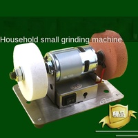 Mini-meuleuse de table industrielle électrique automatique avec support d'affûtage, petite machine de polissage et de rectification