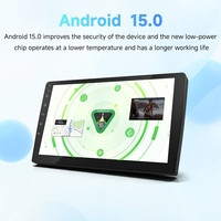 Autoradio sans fil Rhythm CarPlay Android Auto, écran tactile 9 pouces, GPS, BT, lecteur multimédia Android 15