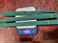 Tangkai bunga bunga buatan batang tanaman 30cm 40cm kawat bunga hijau batang bunga aksesoris bunga untuk DIY dekorasi bunga