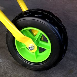 Mini carretilla de jardín de 9 litros para niños 3 + <span class=keywords><strong>s</strong></span>ólido 4,00-8 rueda de acero y bandeja de Metal de plástico carretilla de juguete - Product Image 4