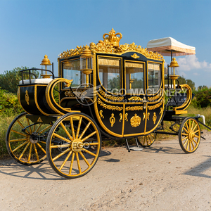 Charrette royale à prix de gros pour le tourisme, calèche royale électrique sans chevaux pour le tourisme et les mariages - Product Image 3
