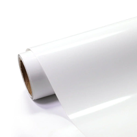 Rouleau de vinyle brillant auto-adhésif amovible EACHSIGN en PVC, épaisseur 0,1 mm, résistant aux flammes UL94 V-0, durable, imperméable, résistant aux UV, pour affiches