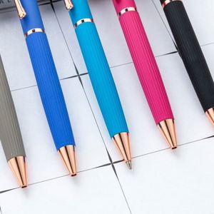 Multi-<b>Color</b> Ballpoint Capability Rotating Business Office Writing Metal <b>Pen</b> With Logo Printing - Product Image 3