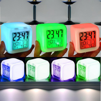 Sveglia LED per Bambini Economica all'Ingrosso con Luce Notturna a 7 Colori Orologio Elettronico da Scrivania