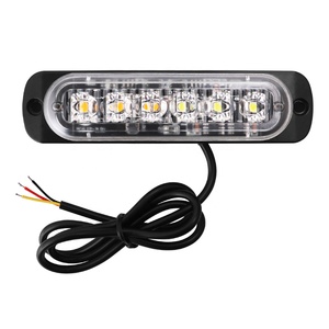 Yobis Thanh Đèn Flash Mỏng Đèn Nhấp Nháy Cảnh Báo Khẩn Cấp Mô Tô Xe Tải Xe Hơi Phụ Kiện Ô Tô Với 6 Đèn LED/Pc - Product Image 2
