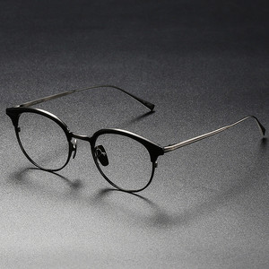 Meilleure vente, fournitures d'usine, montures en titane pur, montures de lunettes optiques, montures de lunettes en stock <span class=keywords><strong>ELLINGTON</strong></span> - Product Image 5