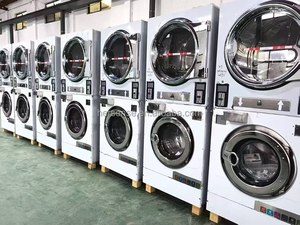 15kg thương mại thiết bị giặt ủi phía trước-tải máy giặt thép không gỉ cho giặt cửa hàng kinh doanh đồng tiền hoạt động thông minh <span class=keywords><strong>Wifi</strong></span> rửa - Product Image 3