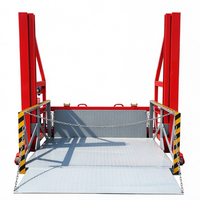 Plateforme de chargement mobile hydraulique, rampe de chargement portable pour camions conteneurs, pour le déchargement de marchandises en entrepôt