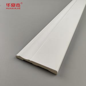 Toptan 76x9mm Pvc süpürgelik su geçirmez süpürgelik beyaz vinil koloni muhafaza - Product Image 4