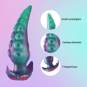 Tapón Anal de Silicona Suave e Impermeable con Tentáculo y <span class=keywords><strong>Cola</strong></span> Peluda, Juguete Sexual <span class=keywords><strong>para</strong></span> Cosplay - Product Image 3