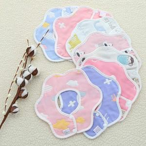 Baberos de algodón para niñas, 25x26cm, baberos de algodón puro para bebés y niños pequeños - Product Image 2