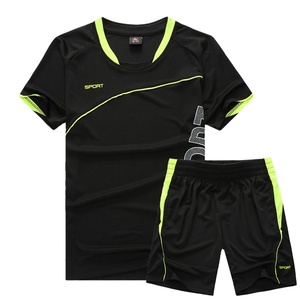 Jersey Sepak Bola Pria Lengan Pendek Cetak Digital Kustom Terlaris, Cepat Kering, 100% Poliester, Semua Musim - Product Image 1