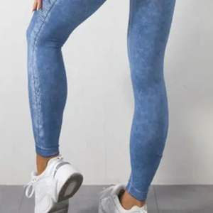 Leggings de Yoga de Alta Calidad para Mujer, Cintura Media, Tejidos, Transpirables, de Algodón y Fibra de Bambú, Largos hasta la Rodilla, Ropa Deportiva - Product Image 2