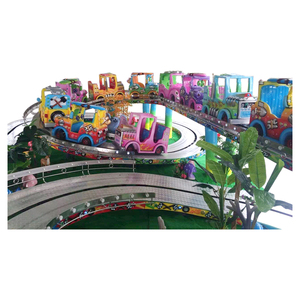 Fairground Theme Games Thrilling Kiddie Amusement Park Rides <b>Small</b> Roller Coaster Mini Shuttle Rides For Sale - Product Image 3