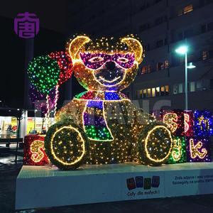 Luces Decorativas de Navidad con Forma de Oso 3D, Impermeables IP65, para Interiores/Exteriores, Decoración Navideña y Festiva de Invierno - Product Image 6